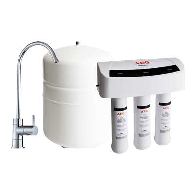 AEG Osmosi inversa per la filtrazione dell'acqua potabile installabile sottolavello